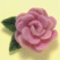 Preview: Trockenfilznadel-Applikationsform - Rose
