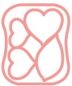 Preview: Trockenfilznadel-Applikationsform - Rose