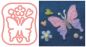 Preview: Trockenfilznadel-Applikationsform - Schmetterling