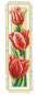 Preview: Vervaco-Kreuzstich-Lesezeichen-Blumen-PN-0021467