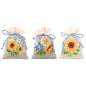 Preview: Kräutersäckchen 8x12cm - Sonnenblumen 3-er Set