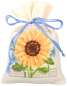 Preview: Kräutersäckchen 8x12cm - Sonnenblumen 3-er Set
