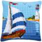 Preview: Vervaco-Kreuzstich-Kissen-Boot-PN-0148418