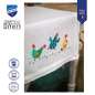Preview: Vervaco-Kreuzstich-Stickdecke-Huehner-PN-0197236