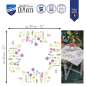 Preview: Vervaco-Kreuzstich-Stickdecke-Fruehling-PN-0199588