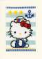 Preview: Vervaco-Stickkarte-Hello Kitty