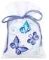 Preview: Kräutersäckchen 8x12cm - blaue Schmetterlinge 3-er Set