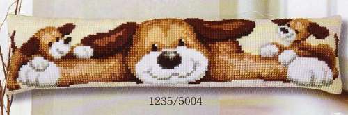 Vervaco-Kreuzstich-Zugluftstopper--Hund--PN-0009354