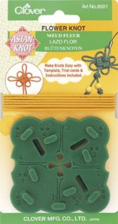 Clover-Asiatischer-Knoten-Schablone