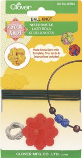 Clover-Asiatischer-Knoten-Schablone
