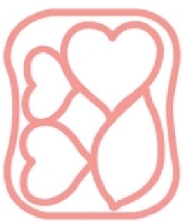 Trockenfilznadel-Applikationsform - Rose