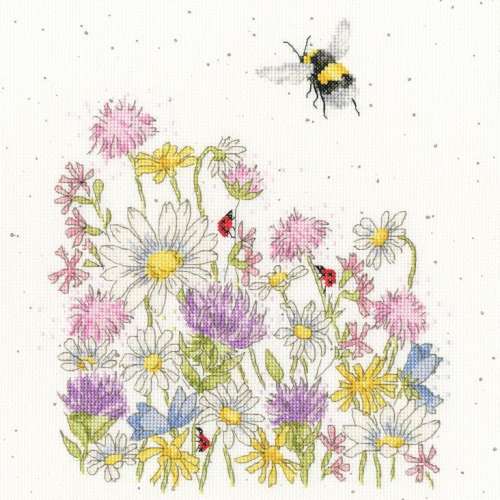 Bothy Threads - Kreuzstichpackung 26x26cm - Spreading sunshineackung- Welcome To The World-XHD102