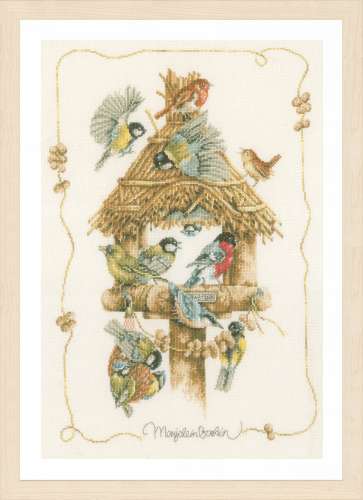 Lanarte-Kreuzstich-Marjolein-Bastin-Vogelhaus-PN-0007962