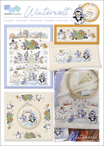 Lindner,Stickvorlage,Winterwelt