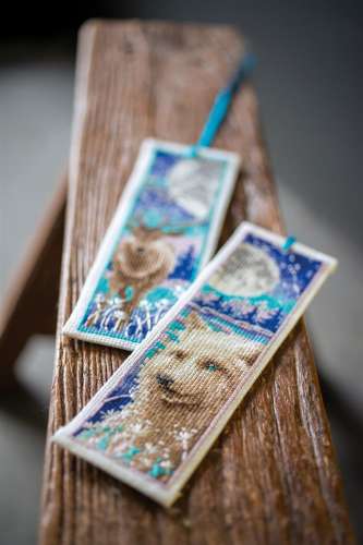 Vervaco-Kreuzstich-Lesezeichen-Wolf-PN-0187476