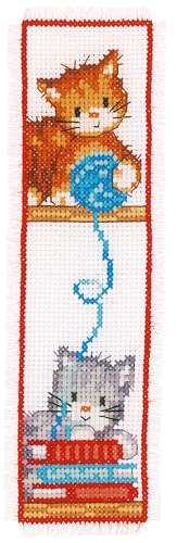Vervaco-Kreuzstich-Lesezeichen-Katze-PN-0165211