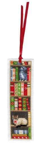 Vervaco-Kreuzstich-Lesezeichen-Katze-PN-0187764