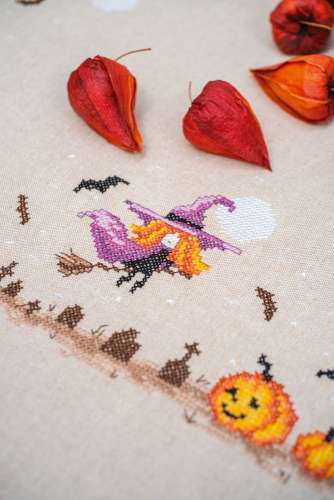 Vervaco Kreuzstich Tischdecke Halloween-PN-0226184
