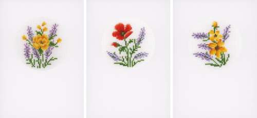 Vervaco-Kreuzstich-Karte-Blumen-PN-0169664