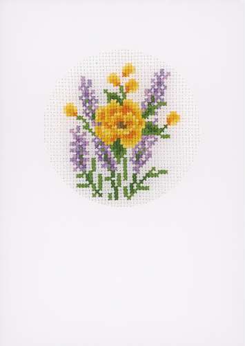 Vervaco-Kreuzstich-Karte-Blumen-PN-0169664