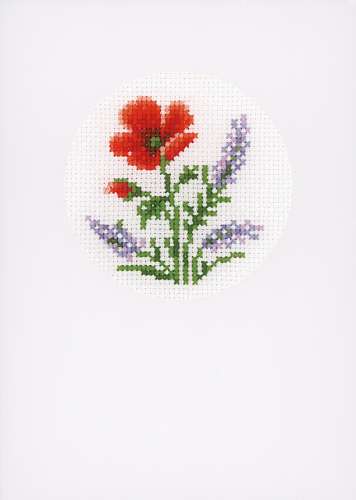 Vervaco-Kreuzstich-Karte-Blumen-PN-0169664
