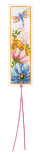 Vervaco-Kreuzstich-Lesezeichen-Blumen-PN-0184423