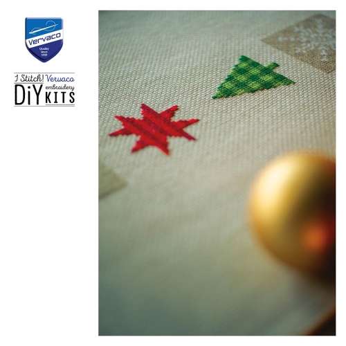 Vervaco-Vervaco-Kreuzstich-Stickdecke-Weihnachtsbaum-PN-0146391-Stickdecke-Rentier-PN-0144752