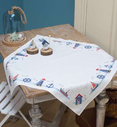 Vervaco-Kreuzstich-Tischdecke-Maritim-PN-0147141
