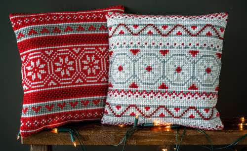 Vervaco-Kreuzstichkissen-Weihnachtskristalle-PN-0147710