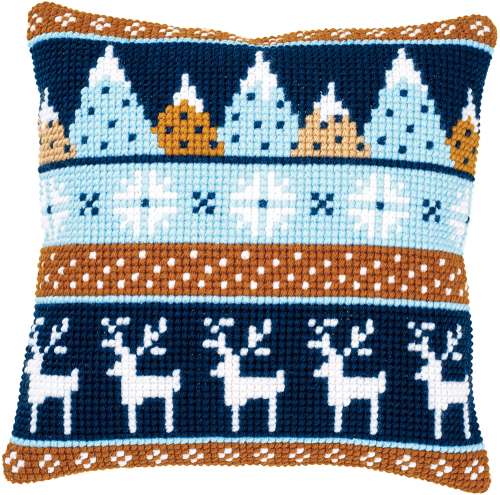 Vervaco-Kreuzstichkissen-Weihnachtskristalle-PN-0170317