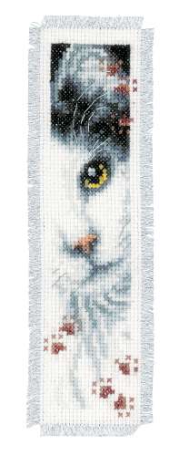 Vervaco,Lesezeichen,Kreuzstich,Katze,Hund