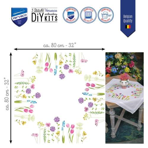 Vervaco-Kreuzstich-Stickdecke-Fruehling-PN-0199588
