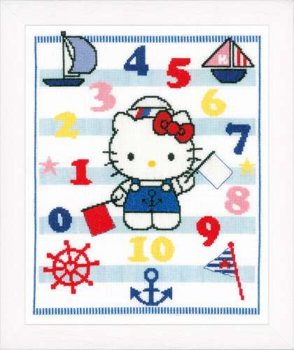 Vervaco-Kreuzstich-Stickpackung-Hello-Kitty-PN-0149845