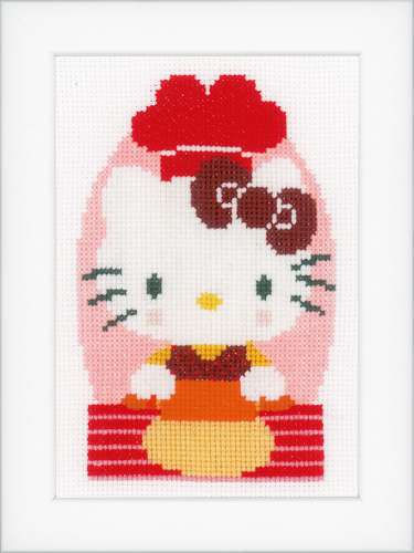 Vervaco-Kreuzstich-Stickpackung-Hello-Kitty-PN-0154976