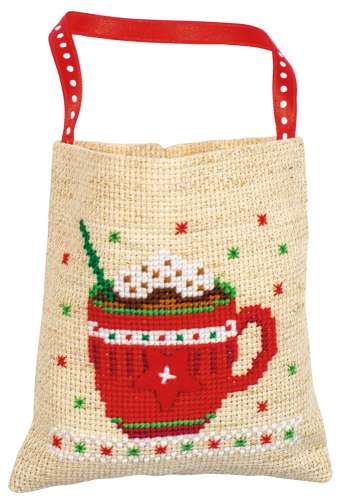 Säckchen 9x9cm - Weihnachtsmotive