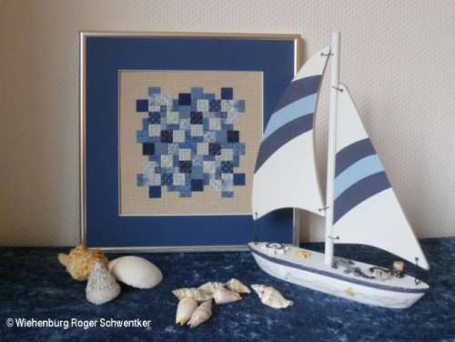 Needlepoint Wiehenburg Stickvorlage Blue Ocean