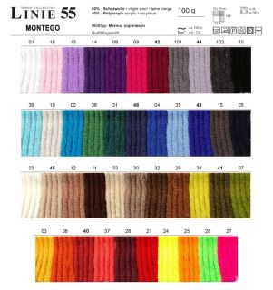 Online Montego Wolle Mütze 32 mittelbraun