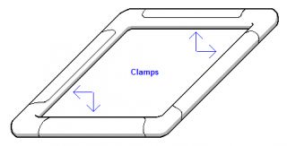 Q-Snap Stickrahmen - 27x27cm