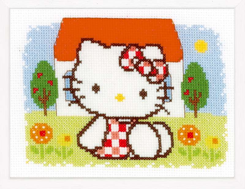 Vervaco-Kreuzstich-Stickpackung-Hello-Kitty-PN-0148646