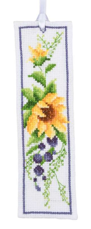 Lesezeichen 6x20cm - 2-er Set - Sonnenblumen