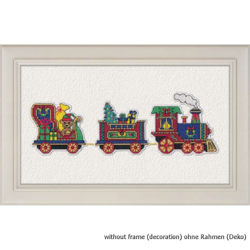 Oven-Kreuzstich-Stickpackung-1131-Magnet-Weihnachtszug