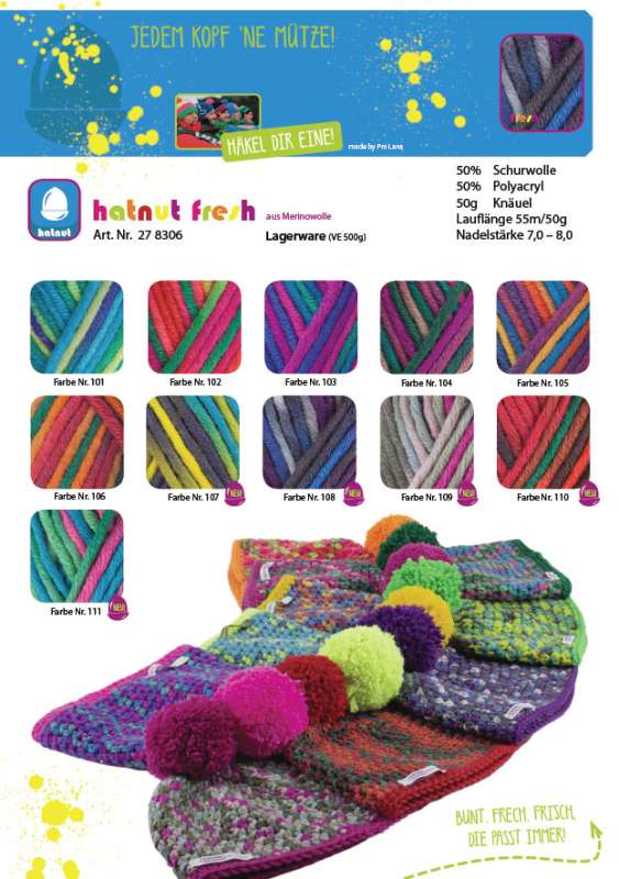 hatnut fresh - 108-blau/lila