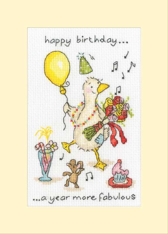 Bothy Threads - Grußkarte 10x16cm - More Fabulous