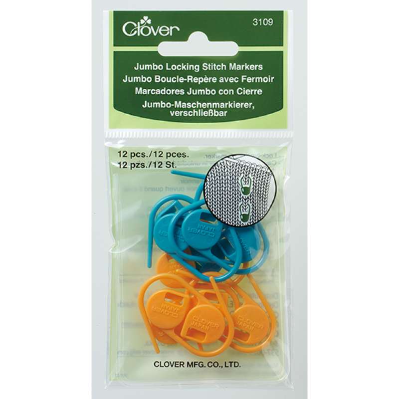 Clover - Maschenmarkierer wiederverschliessbar - Jumbo