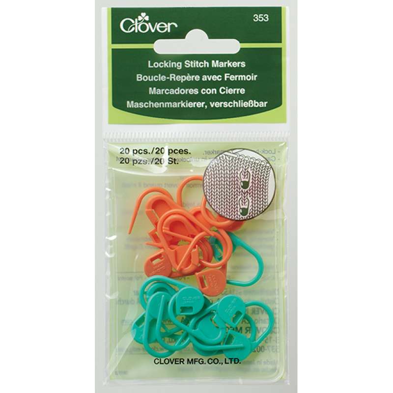 Clover - Maschenmarkierer wiederverschliessbar - klein