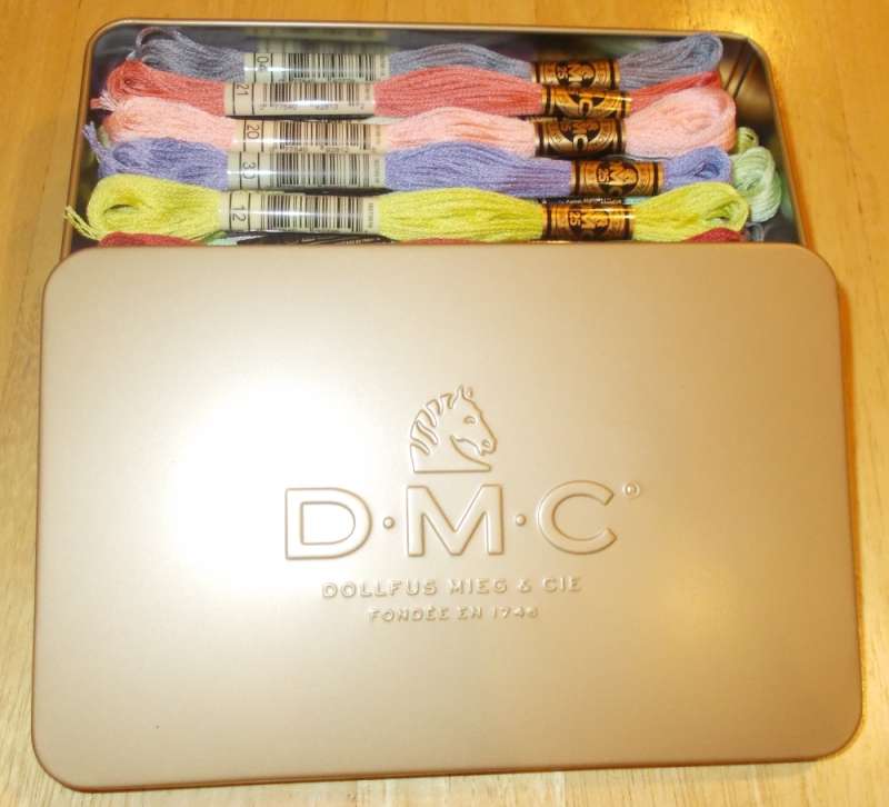 DMC Sticktwist Set Farbe 01 - 35 in Metalldose