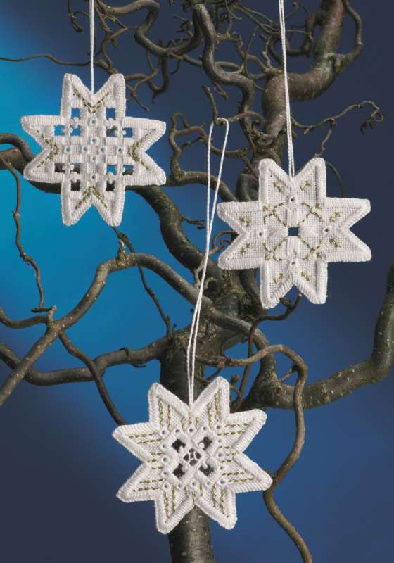 Hardanger Stickpackung Weihnachten