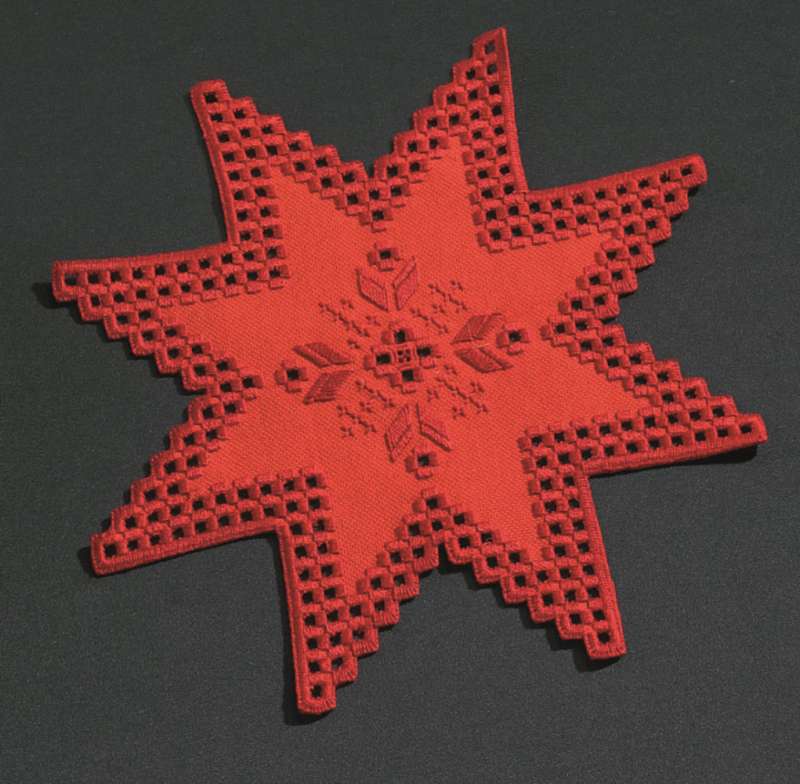 Hardanger Stickpackung Tischdecke
