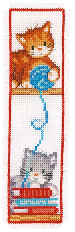 Vervaco-Kreuzstich-Lesezeichen-Katze-PN-0165211