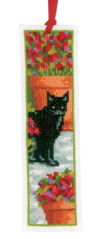 Vervaco-Kreuzstich-Lesezeichen-Katzen-PN-0183610